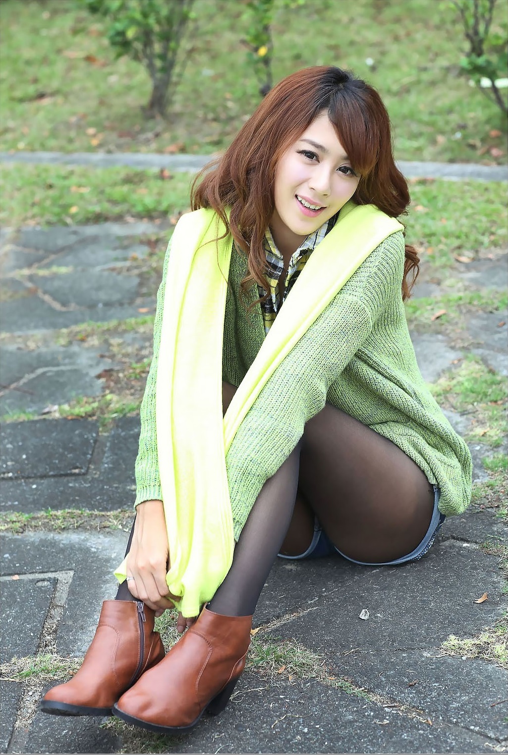 BeautyLeg new person - Xia Qing miso fashion outdoor shooting